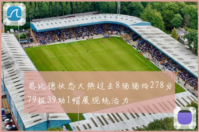 恩比德状态火热过去8场场均278分79板39助1帽展现统治力